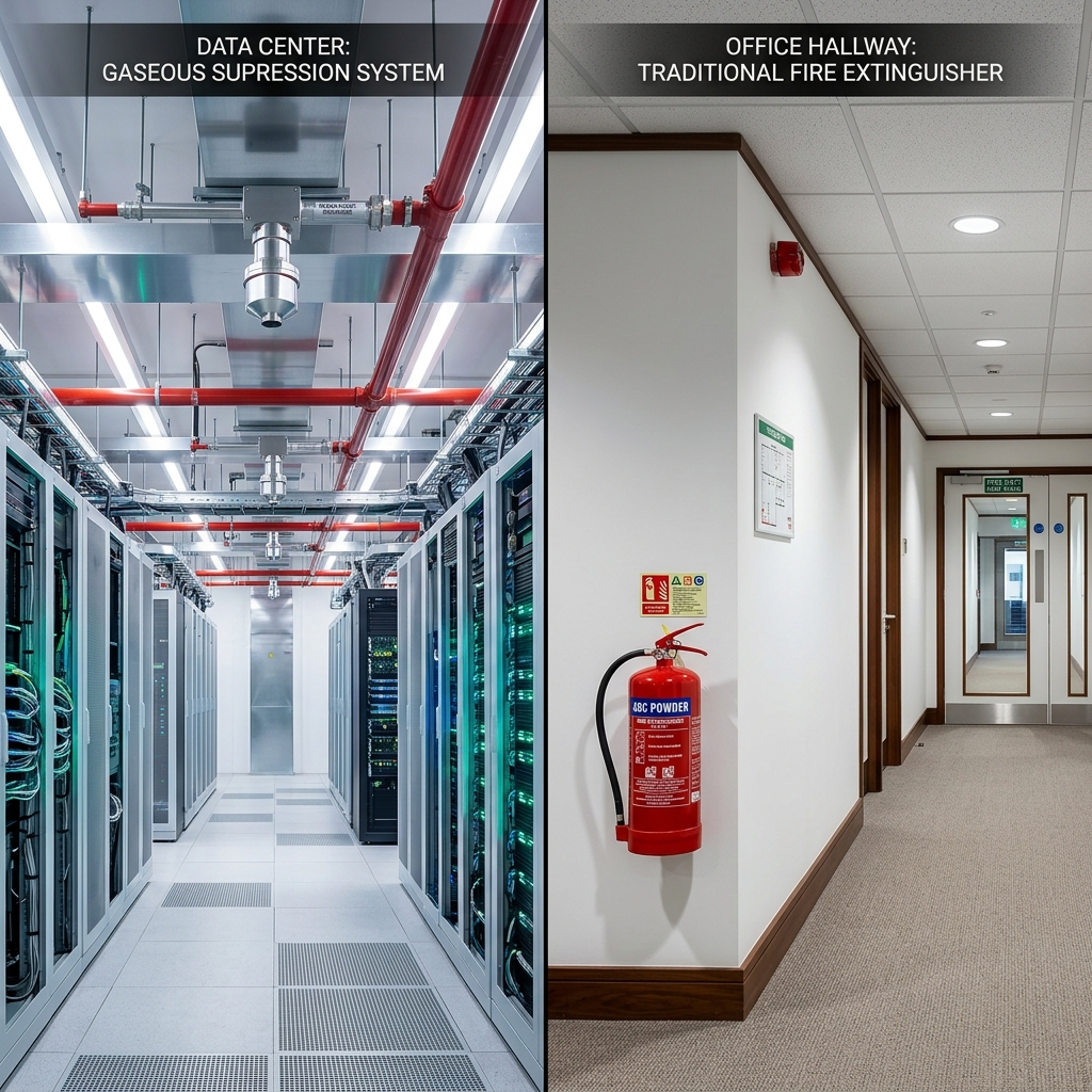 Fire Suppression vs Extinguishing